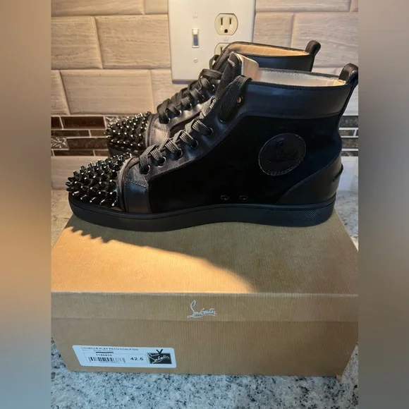 Christian Louboutin “Loubille Flat/Pat/VV/Calf/GG” - Picture 4 of 11